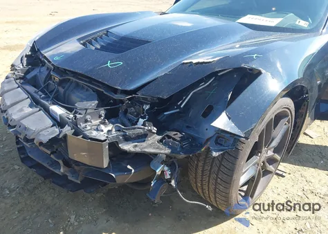 2016 Chevrolet Corvette Stingray Z51 из США, поврежденный, VIN 1G1YK2D72G5109565